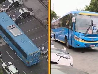 Criminosos sequestram ônibus, roubam passageiros e obrigam motorista a desviar até a Maré