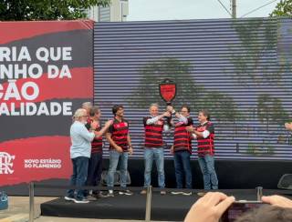 Flamengo recebe posse do terreno no Gasômetro para construção de estádio