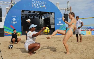 'Conexão Praia' leva esporte, cultura e sustentabilidade para a praia de Ipanema durante o G20