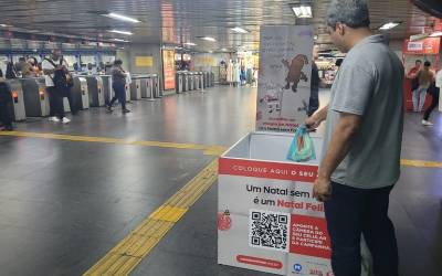 MetrôRio recebe donativos para campanha 