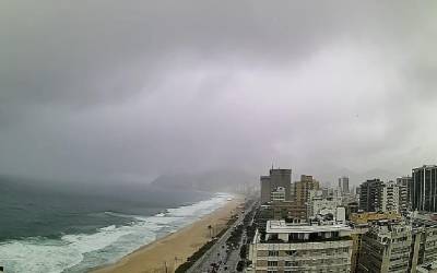 Chuva forte atinge o Rio e regiões da Baixada Fluminense neste sábado